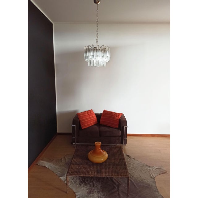 1990s Vintage Murano Glass Quadriedri Chandelier, 1990s For Sale - Image 5 of 18