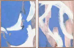 Laguna Diptych Art Print - Framed