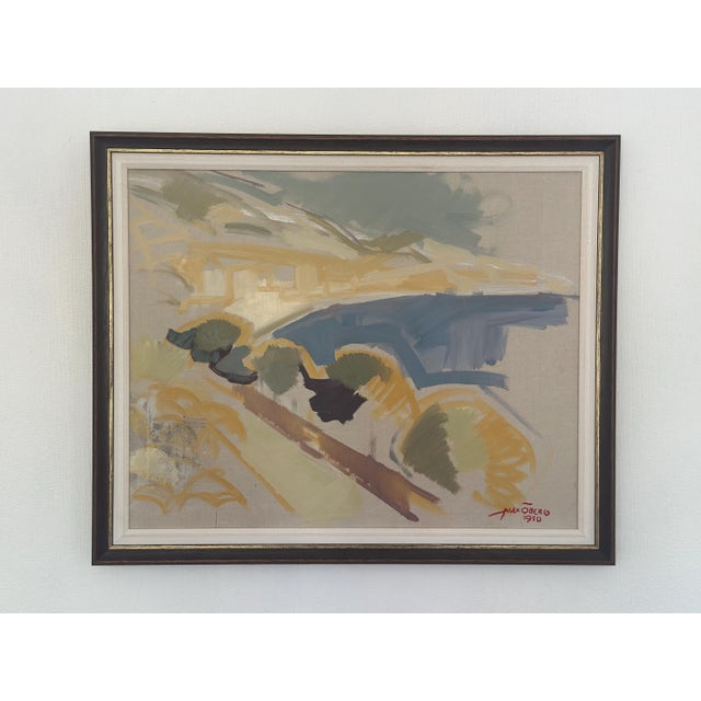 Alex Öberg, Coastal Fragments, 1960s, Oil on Canvas, Framed For Sale - Image 6 of 13
