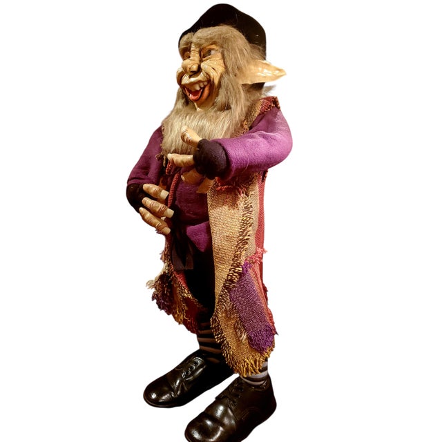 Folk Art Large Antique Andean Folk Art Goblin Figure – Handcrafted Textile Sculpture, Curated Collectible For Sale - Image 3 of 6
