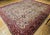 19th Century Antique Persian Ziegler Mahal Sultanabad Rug, Hand-Knotted Wool, Geometric Pattern, 11x14, Ivory & Red For Sale - Image 5 of 17