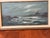 Ink Blue 1950s Jose Luis Campuzano Oil on Canvas Large Seascape Painting For Sale - Image 8 of 9