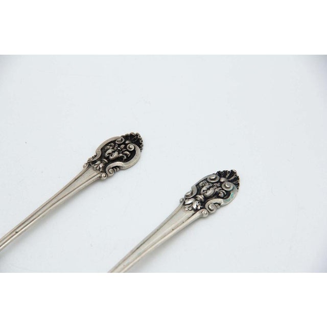Spoons in Gold-Plated Silver, Set of 2, in Good conditions. Designed 1920 to 1949