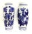Vintage Cobalt Blue Chinese Half Vase Wall Scones For Sale - Image 4 of 13
