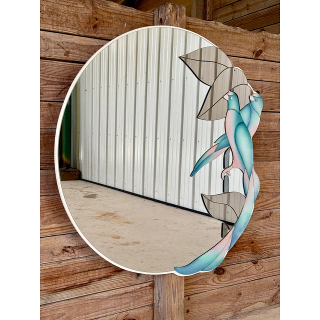 Vintage Sculptural Parrot Mirror by David Marshall, Late 20th Century For Sale - Image 11 of 11