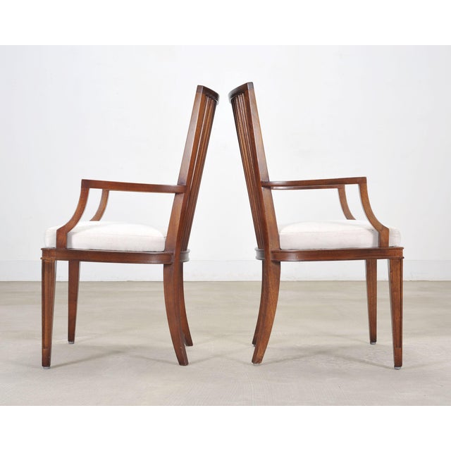Set of Six Barbara Barry for Baker Spindle Back Dining Chairs For Sale In Sacramento - Image 6 of 18