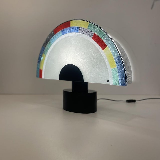 Table lamp in murano colored glass designed by zonca in 1980's. - edited by : zonca design period : 1980's origin : italy...