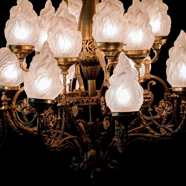 Ceiling Chandelier, France, 1880 For Sale - Image 3 of 3