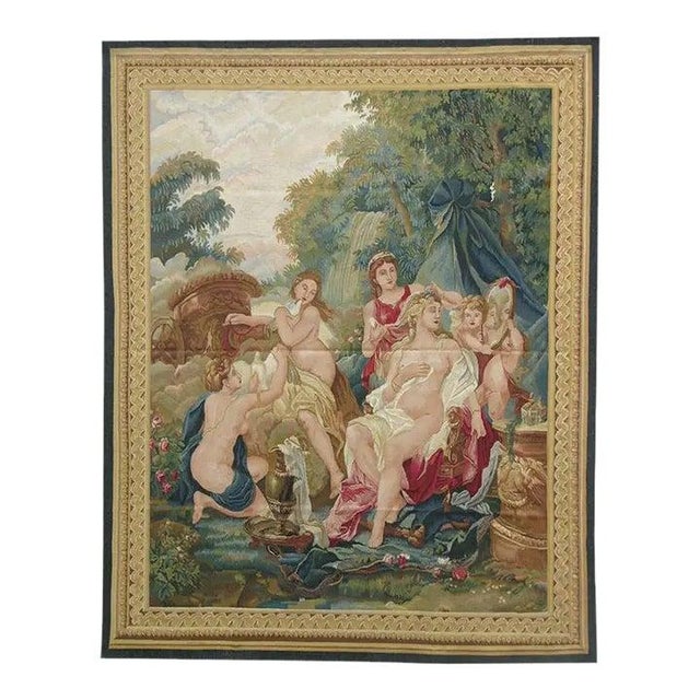 Textile Late 20th Century Angel Design Tapestry For Sale - Image 7 of 9