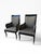 Vintage Hollywood Regency Drexel Heritage Black Lacquered Dining Chairs - Set of 8 For Sale In Miami - Image 6 of 11