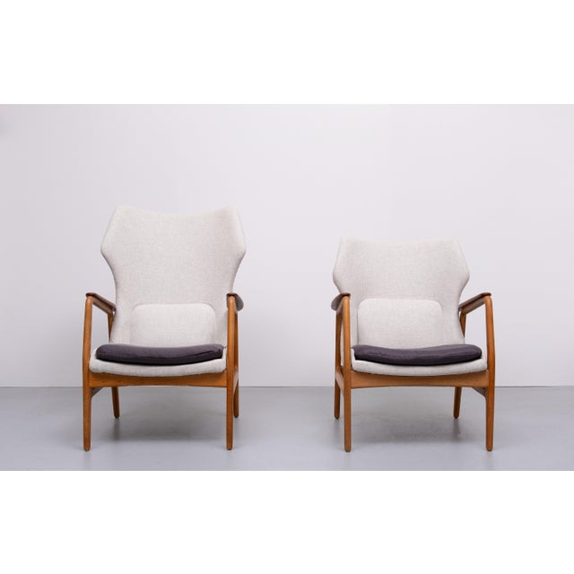 Karen Wingback Chairs by Aksel Bender Madsen for Bovenkamp, Holland, 1960s, Set of 2 For Sale - Image 10 of 13