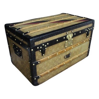 Small Trunk in Woven Canvas from Louis Vuitton For Sale