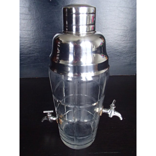 Art Deco Glass and Silver Shaker Glass from Vulcain, 1930s For Sale - Image 14 of 15