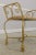 Italian Corda & Tassel Gold Finish Iron Bench For Sale In Philadelphia - Image 6 of 13