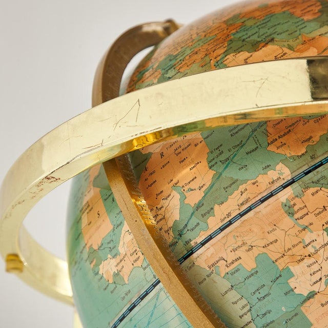 Vintage Illuminated Globe, 1980s For Sale - Image 6 of 12