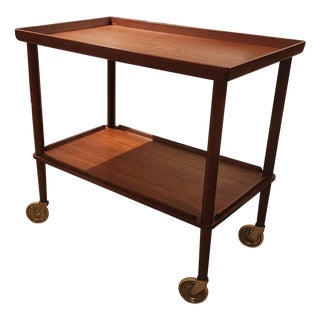 Vintage teak Bar Cart for John Stuart For Sale