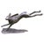 Large Cast Bronze Running Hare Garden Sculpture For Sale - Image 12 of 12