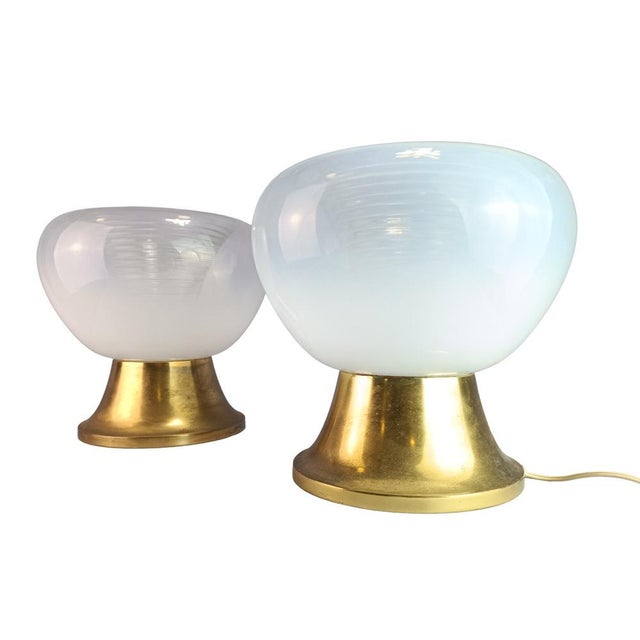 Large Murano Glass Table Lamps, Set of 2 For Sale - Image 9 of 12