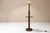 Brutalist Style Floor Lamp in Saddle-Brown Oak, France, 1960s For Sale - Image 6 of 14