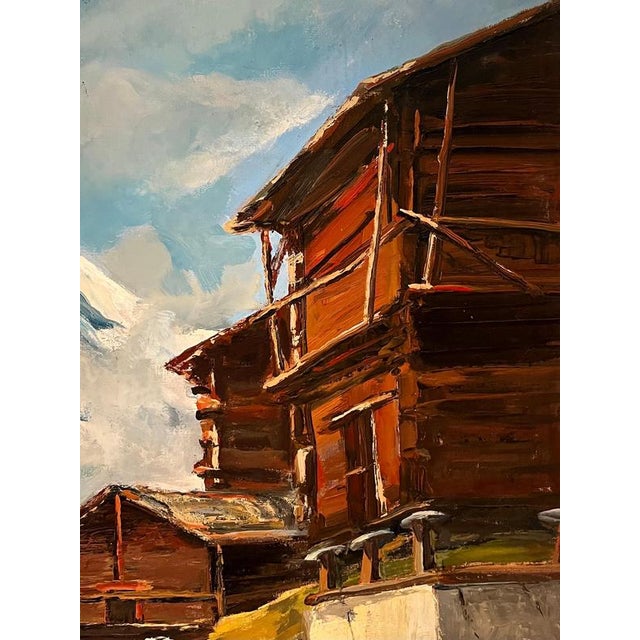 Artwork sold with frame (63.5 x 77 cm) Jean Lassueur was born in Geneva in 1899 and died in 1980. He was a Swiss painter,...