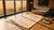 Textile 1920s Ivory Taupe Orange Antique N. Indian Agra Cotton Carpet 4'6" X 7'4" Geometric Rug For Sale - Image 7 of 9