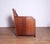 Pair of French Cubist Club Chairs in Leather and Hide, C. 1920s For Sale - Image 4 of 15