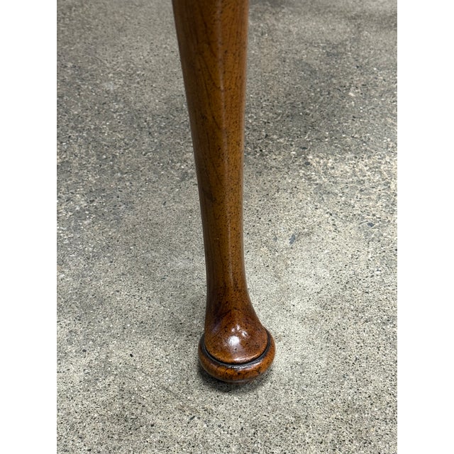 Wood Late 20th Century Statton Georgian Dropleaf End Table For Sale - Image 7 of 10