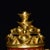 Yellow Cloisonne Enamel Incense Burner, Gilded Yuanbao Lid & Dragon Handles, Chinoiserie Wealth Motif Censer For Sale - Image 8 of 9