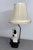 Metal 1930s Staffordshire Dog Lamp by Frederick Cooper With Original Shade For Sale - Image 7 of 11