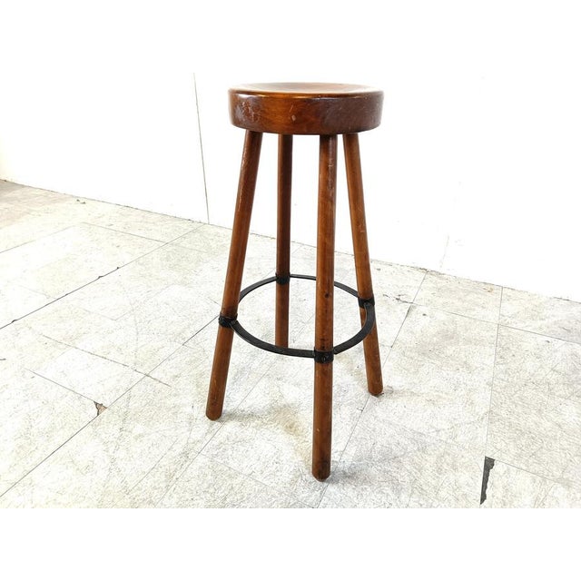 Brutalist Bar Stool, 1960s For Sale - Image 6 of 11