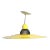 Memphis Style Chandelier Marked Luminaire Csa in Yellow and Black Ca.1980's For Sale