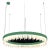 Black Uranano Freedom Green 80 Pendant Light 1 by Alabaster For Sale - Image 8 of 8