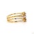 0.5 Carat Round Brilliant Cut Diamond Gold Ring, Size 6.5 For Sale - Image 9 of 9