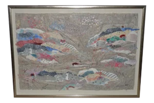 Diana Van Hall Mixed Media Abstract Collage