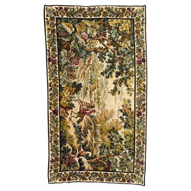 Mid-Century French Jacquard Tapestry For Sale - Image 17 of 17