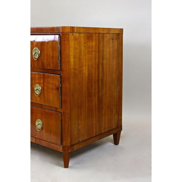 19th Century Biedermeier Chest of Drawers in Cherrywood, Austria, 1830s For Sale - Image 17 of 18