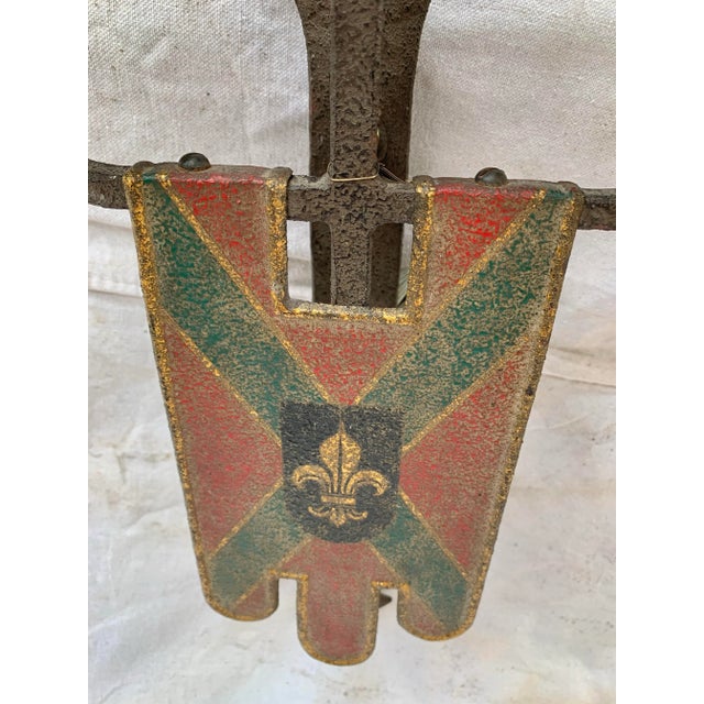 Late 19th Century English Iron Sconces - a Pair For Sale - Image 6 of 12
