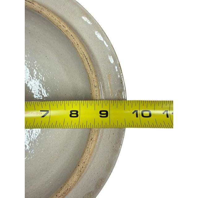 Early 20th Century Antique Stoneware 3 Gallon Lid Red Wing Crock Pottery For Sale - Image 5 of 13