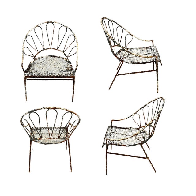 1950s 1950s Mid-Century Modern Outdoor Seating Set For Sale - Image 5 of 8