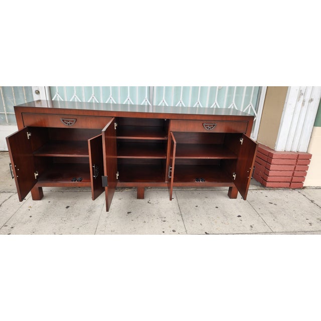 1980s Gina B. Furniture Sideboard Buffet For Sale - Image 5 of 9