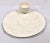 White White Ironstone Artichoke Serving Plate W/Attached Sauce Cup For Sale - Image 8 of 11