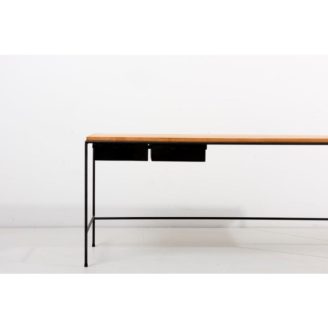 Planner Group Console Table attributed to Paul McCobb for Winchendon, USA, 1950s For Sale - Image 11 of 15