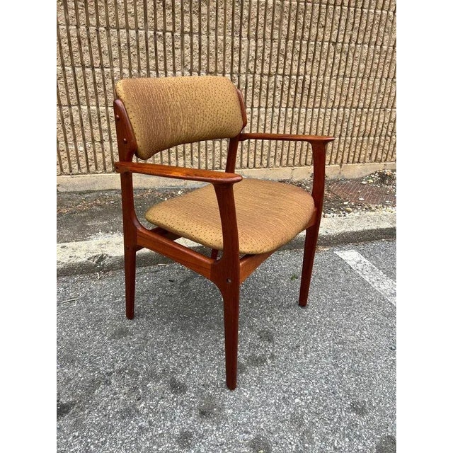 Mid 20th Century Mid Century Modern Danish Teak Armchair For Sale - Image 9 of 11
