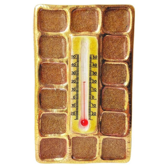Vintage Thermometer in Ceramic, 1960s For Sale - Image 4 of 4