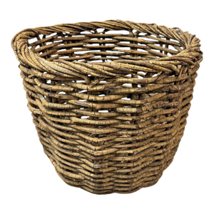 20th Century American Hand-Woven Birch Basket
