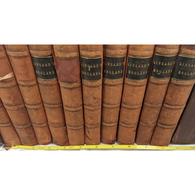 1855 John Lingard’s Illustrated History of England, Complete 10-Volume Leather Set For Sale - Image 13 of 13