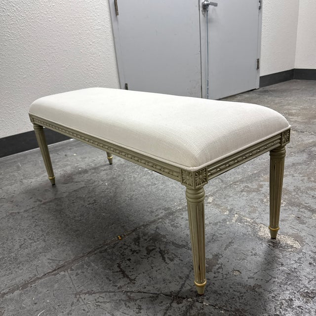 2020s Frontgate Etienne Bench For Sale - Image 5 of 12