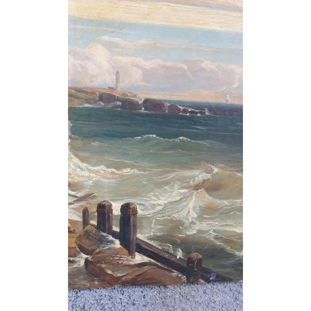The Storm, Oil on Canvas, 19th Century For Sale - Image 12 of 18
