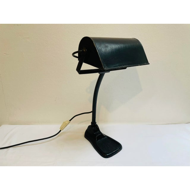 Vintage Metal Workshop Lamp, 1920s For Sale - Image 6 of 10