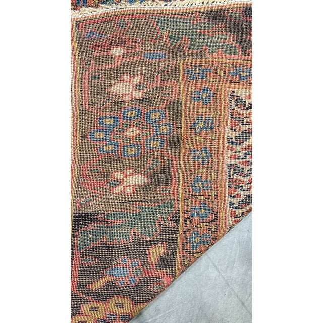 Textile Antique Kurdish runner 15'8"x3'2" For Sale - Image 7 of 9